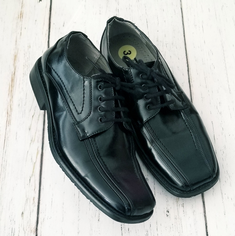 Boys Black Dress Shoes | SZ•3
